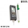 意大利哈纳酸度计便携式pH/ 温度测定仪【土壤种植】