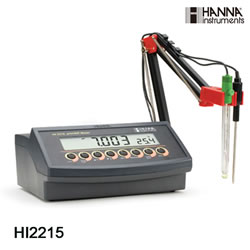 HI2215 专业实验室 pH/ORP/℃ 测量仪