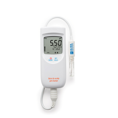 HI99181微电脑酸度pH -温度°C测定仪（皮肤、美容行业）