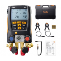 testo 557 智能专业级电子冷媒表组套装4通阀组