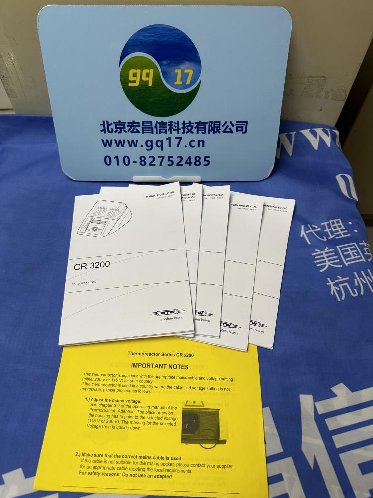 德国WTWCR3200 COD 加热消解反应器