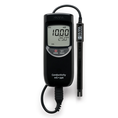 HI99301 高量程防水型 EC-TDS-℃测定仪