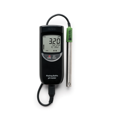 HI99131 防水便携式酸度pH-温度测定仪【电镀行业】