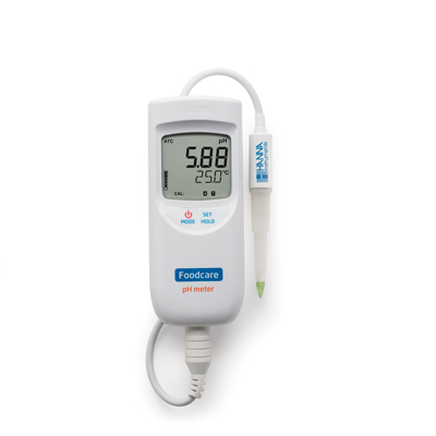 HI99161 微电脑酸度pH -温度°C测定仪（奶类/食品行业）